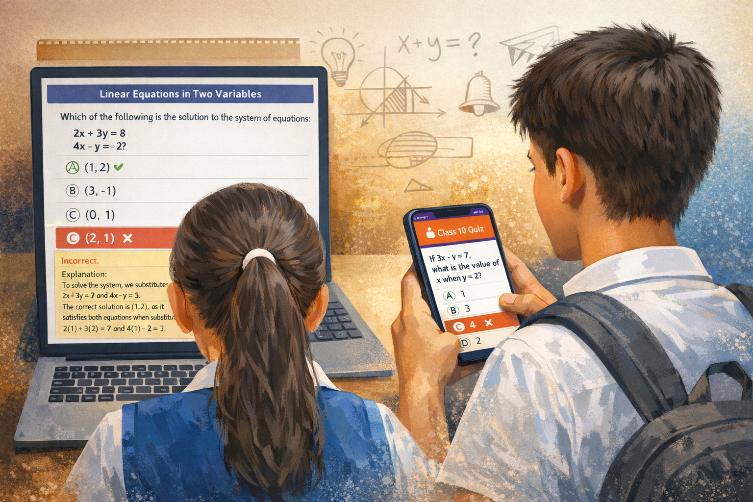 Child Success Illustration